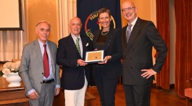 da sinistra Maurizio Gioiello, Ubaldo Scanagatta, Marilena Rosetti e Stefano Benzoni